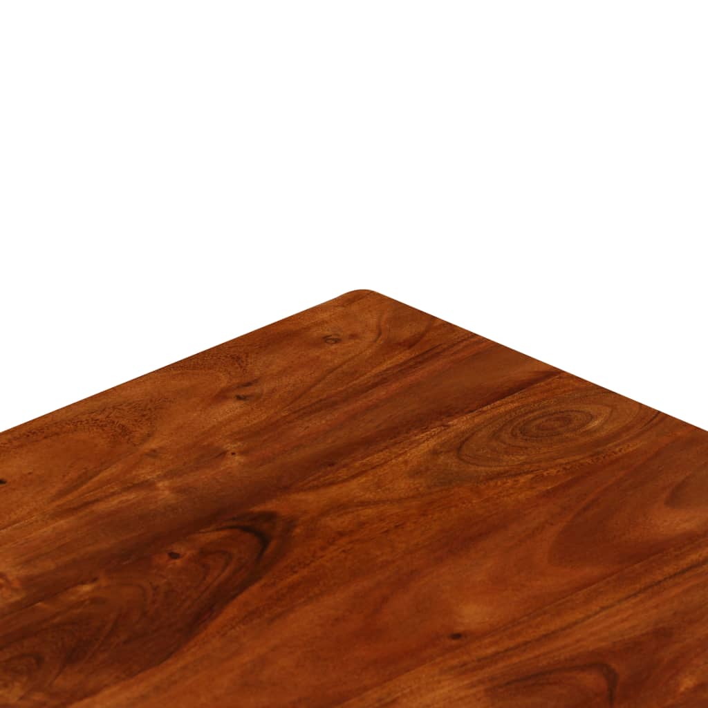 Mesa de centro acácia maciça c/ acabamento a mel 100x50x30 cm