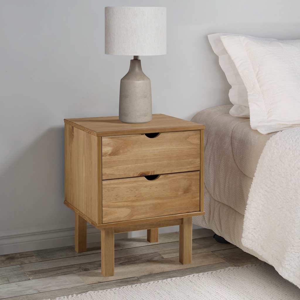 Mesa de cabeceira otta 45x39x57 cm pinho maciço