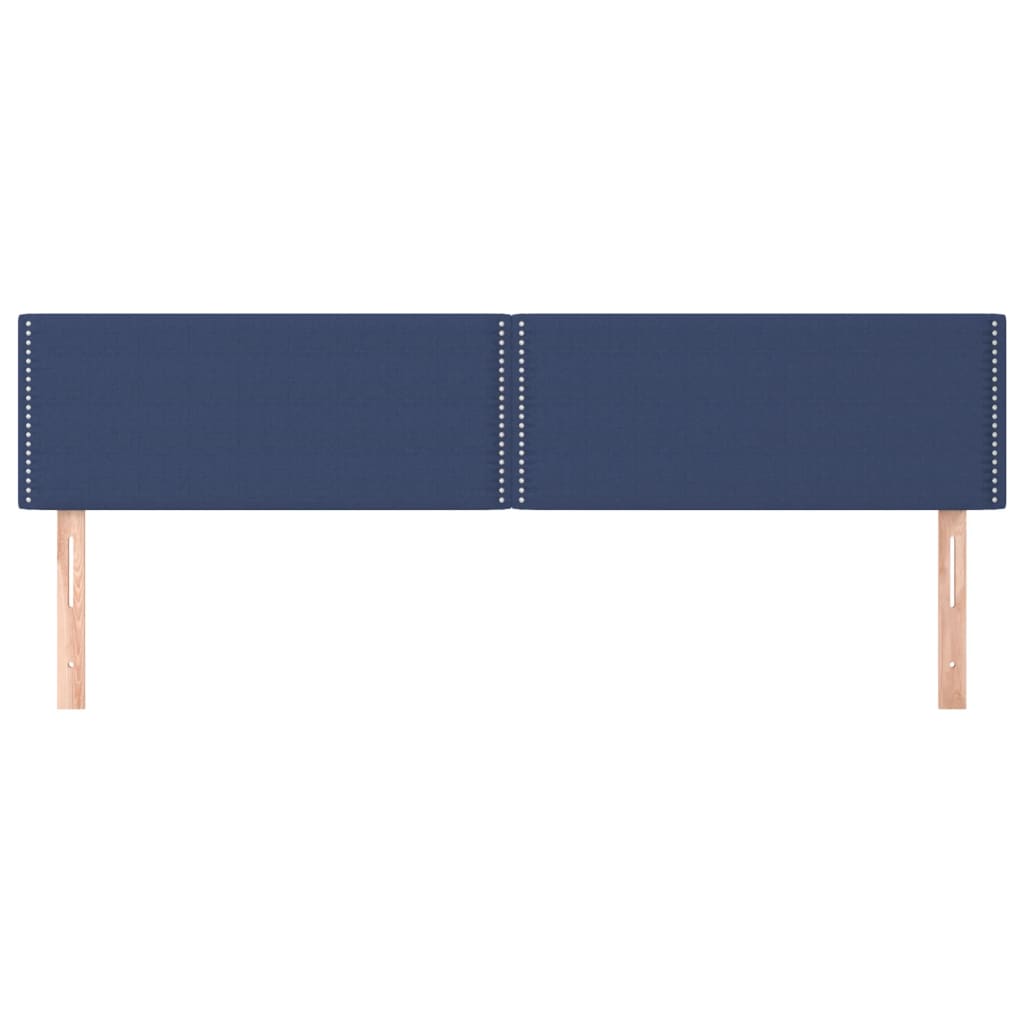 Cabeceiras azul 200x5x78/88 cm tecido