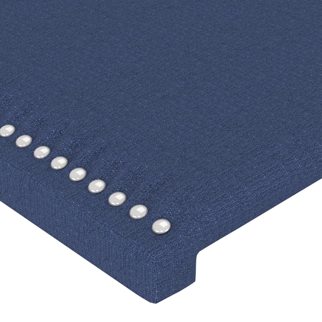 Cabeceiras azul 200x5x78/88 cm tecido