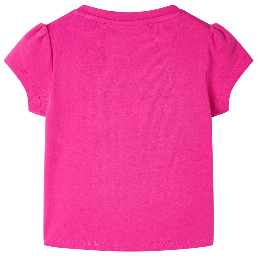 T-shirt de criança rosa-escuro 116
