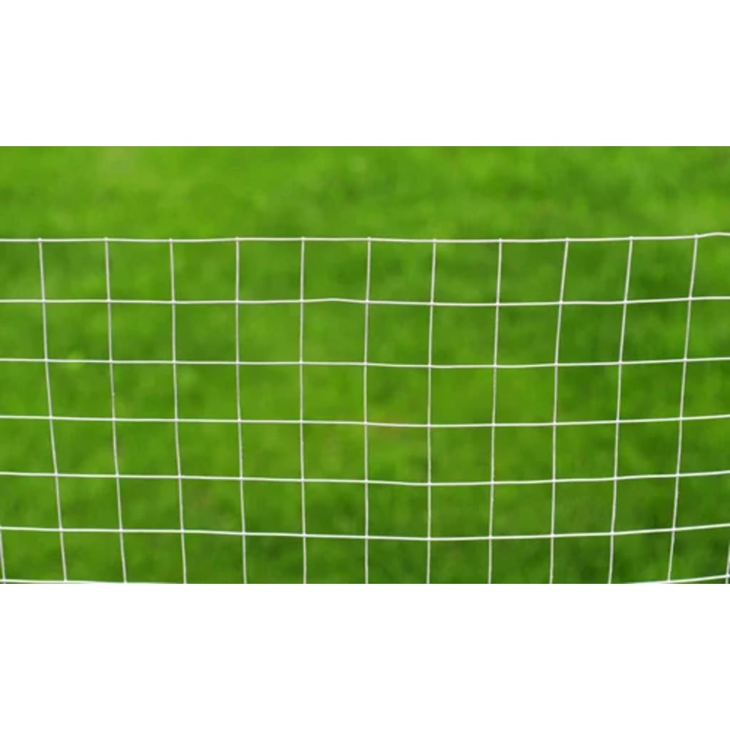 Cerca de arame p/ galinheiro 25x1 m aço galvanizado prateado