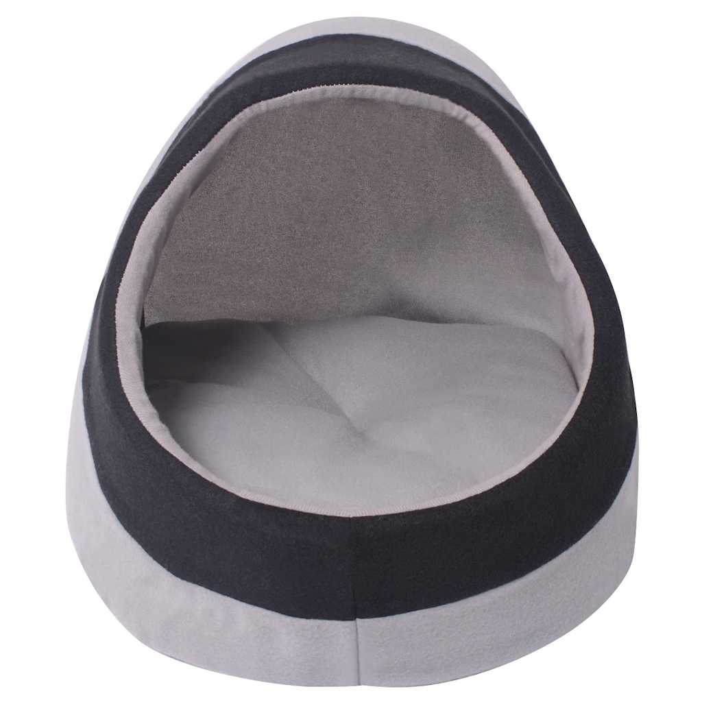 Ninho para gato cinzento e preto m