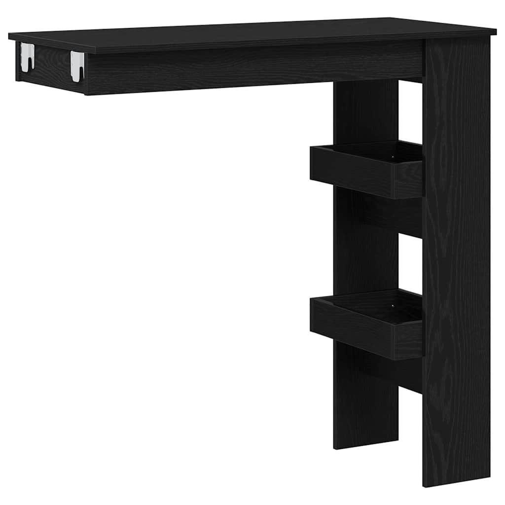 Mesa de bar de parede 102 x 45 x 103,5 cm derivados de madeira