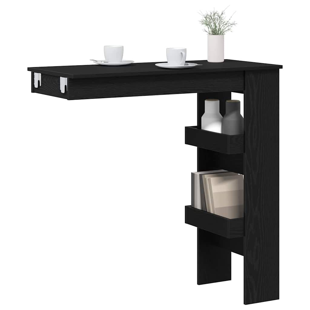 Mesa de bar de parede 102 x 45 x 103,5 cm derivados de madeira