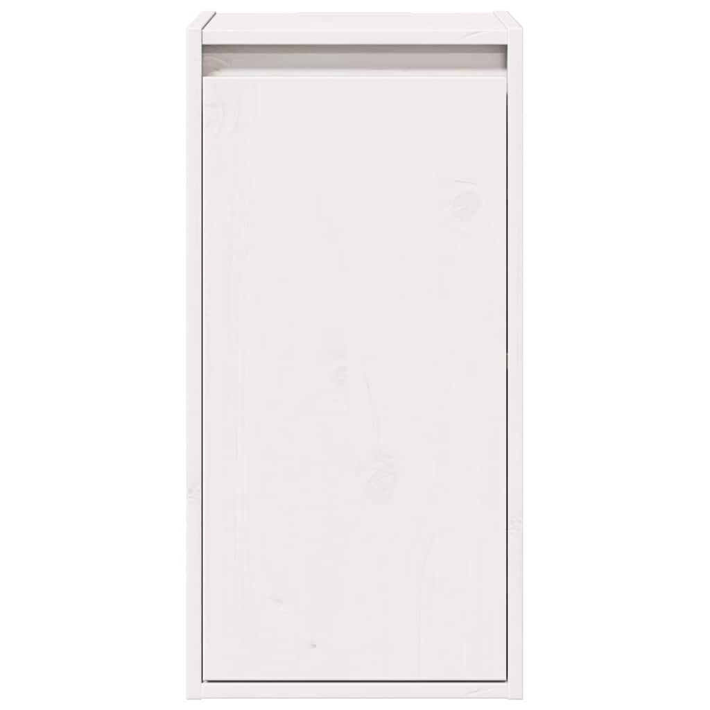 Armário de parede 30x30x60 cm madeira de pinho maciça branco