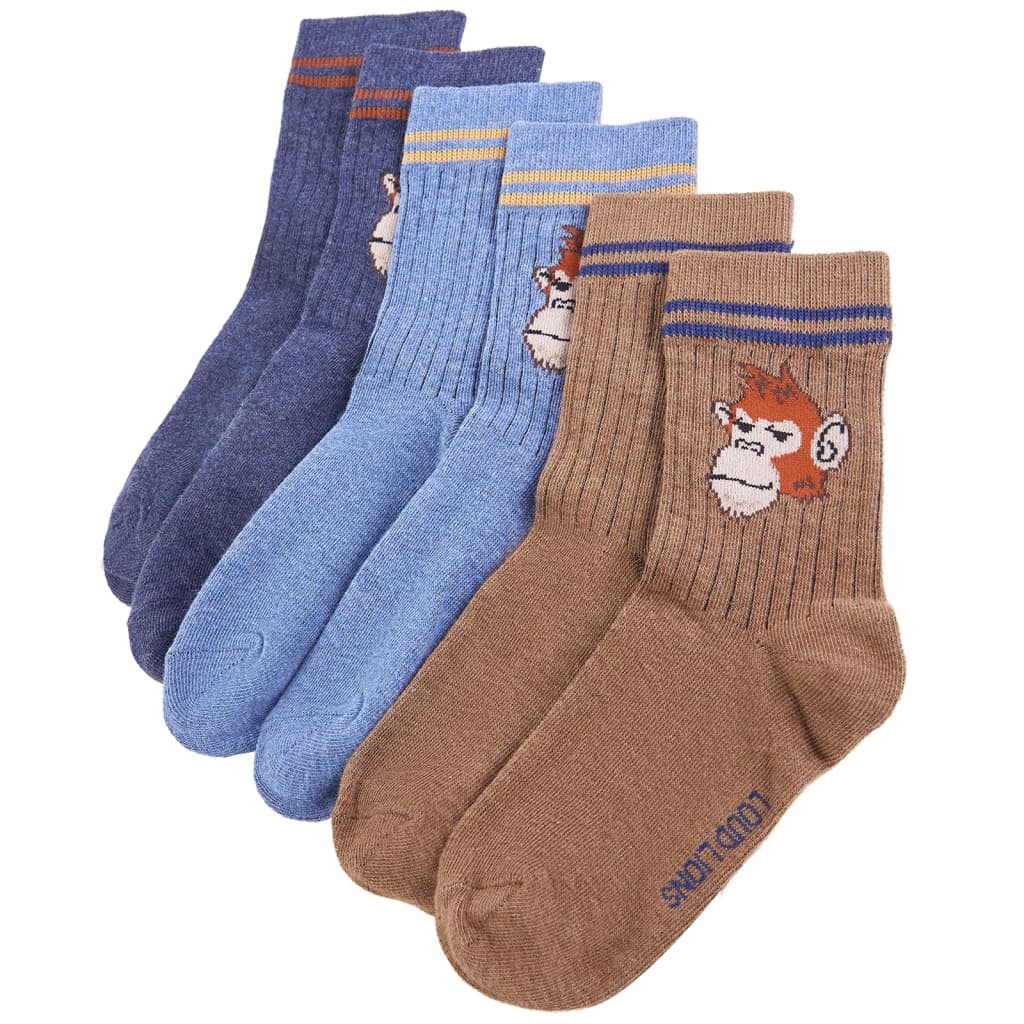 Meias para criança 5 pares ue 23-26