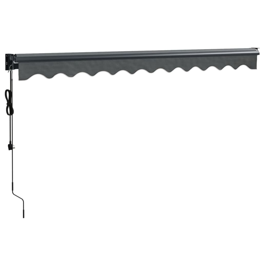 Toldo retrátil automático 3x2,5 m antracite