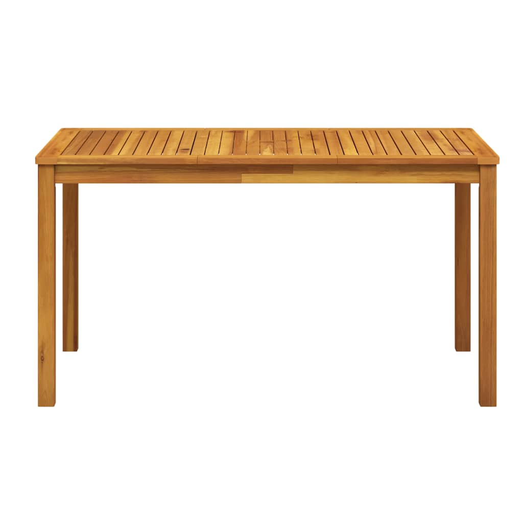 Mesa de jardim 140x80x74 cm madeira de acácia maciça