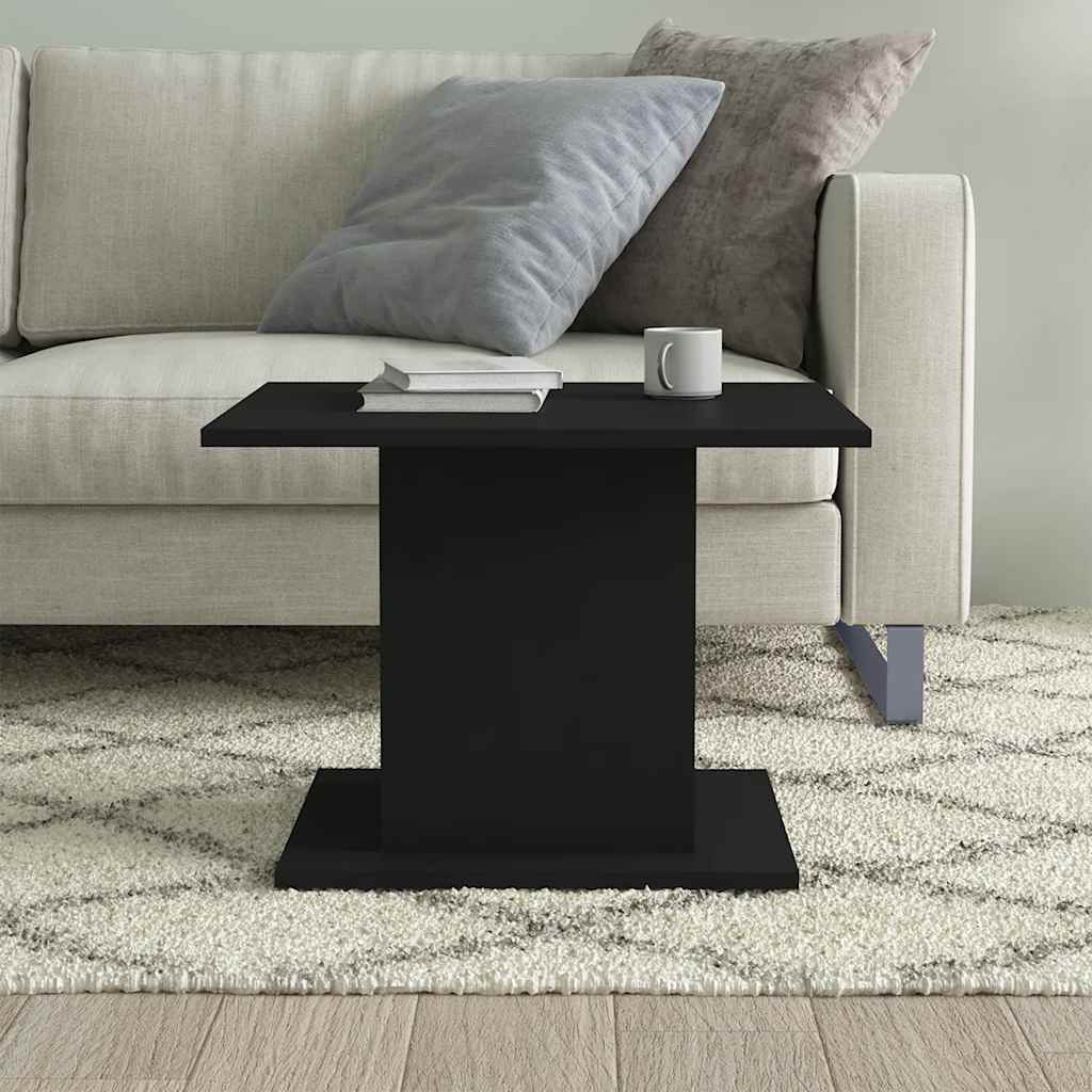 Mesa de centro 55,5x55,5x40 cm derivados de madeira preto