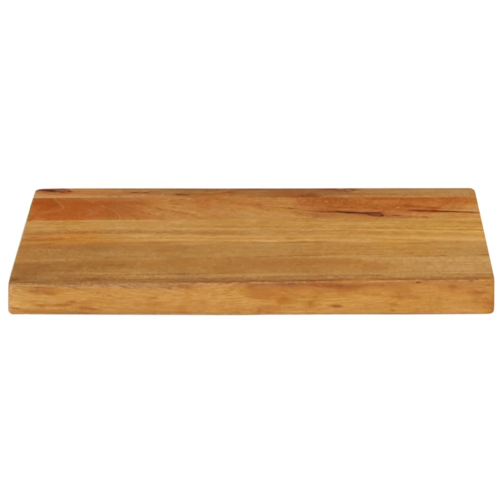 Tampo de mesa c/ borda viva 60x40x3,8 cm mangueira maciça