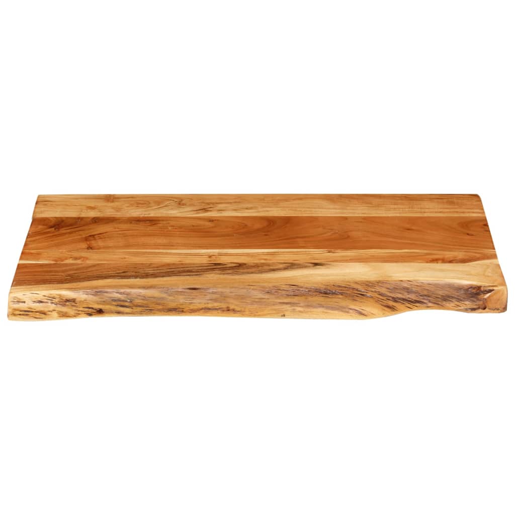 Tampo p/ móvel toucador wc 80x52x3,8 cm madeira acácia maciça
