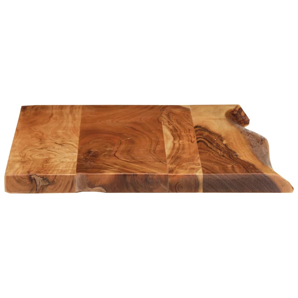 Tampo p/ móvel toucador wc 80x52x3,8 cm madeira acácia maciça