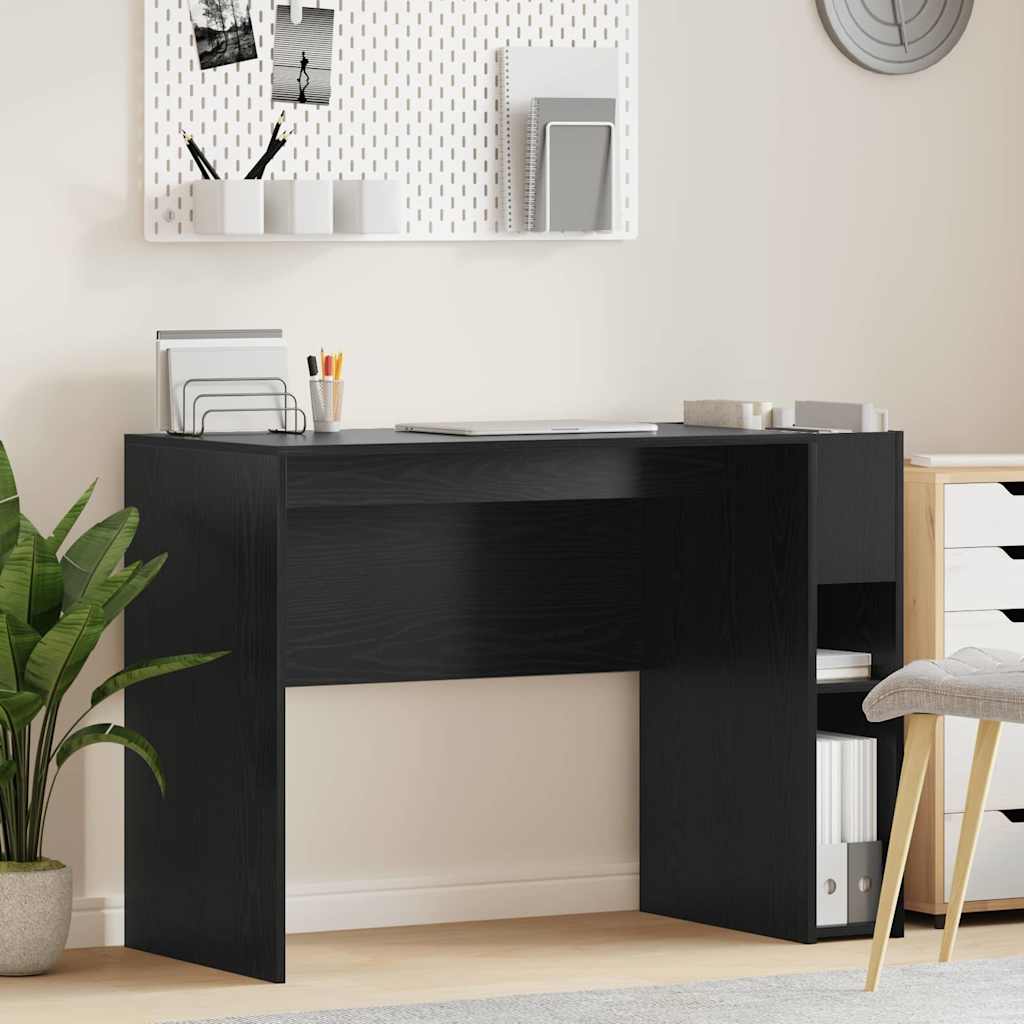 Mesa carvalho preto derivados de madeira 109 x 50 x 78 cm