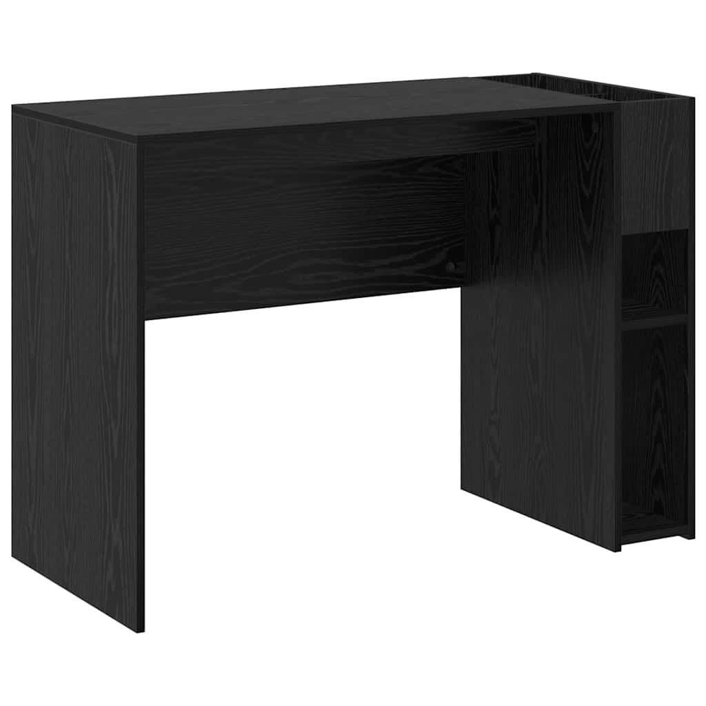 Mesa carvalho preto derivados de madeira 109 x 50 x 78 cm