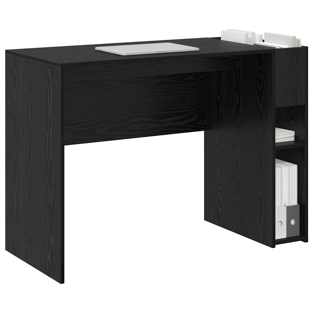 Mesa carvalho preto derivados de madeira 109 x 50 x 78 cm