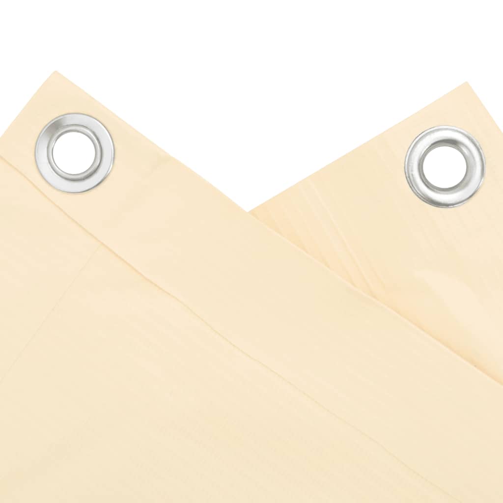 Tela de privacidade para varanda 300x120 cm PVC creme