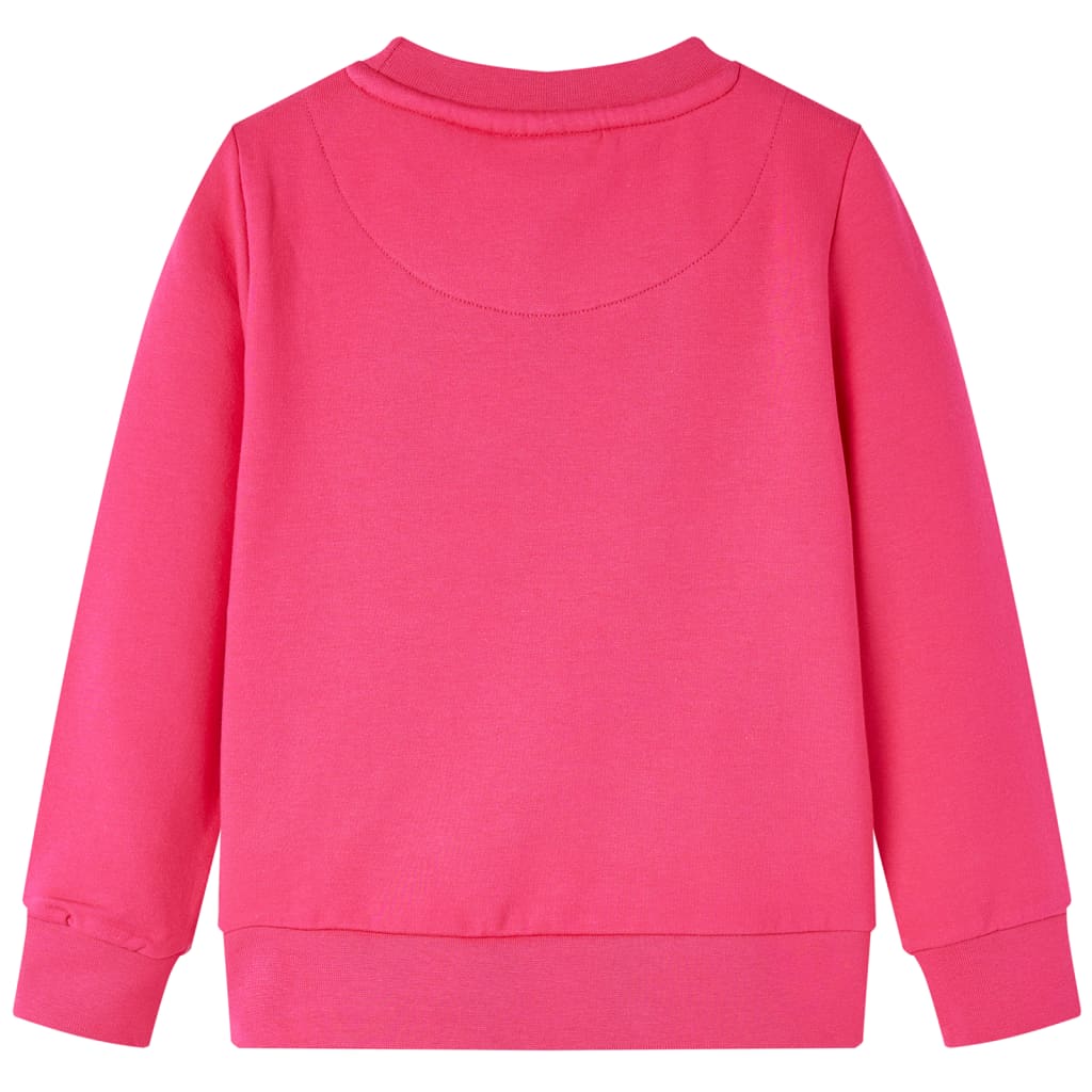 Sweatshirt para criança rosa-brilhante 116