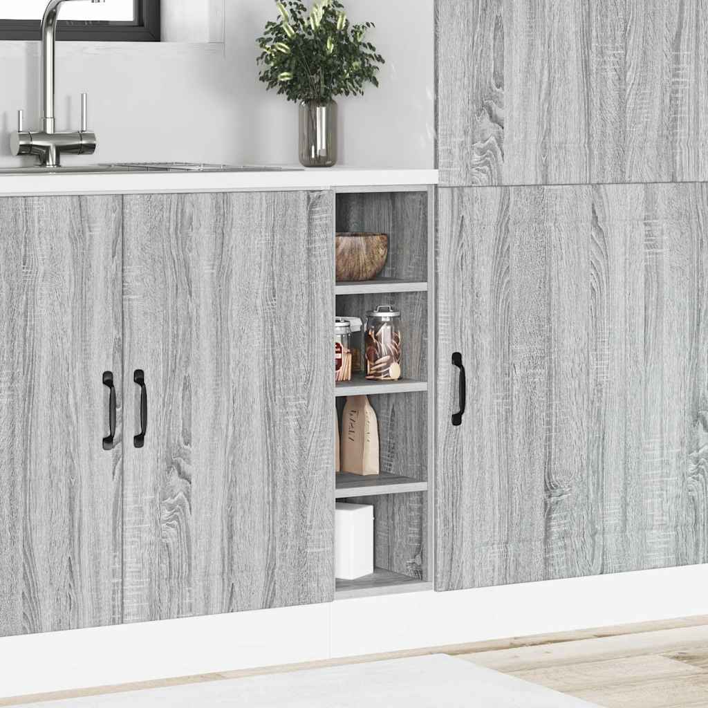 Armário inferior “riga” 20x44,5x81,5cm cinzento sonoma