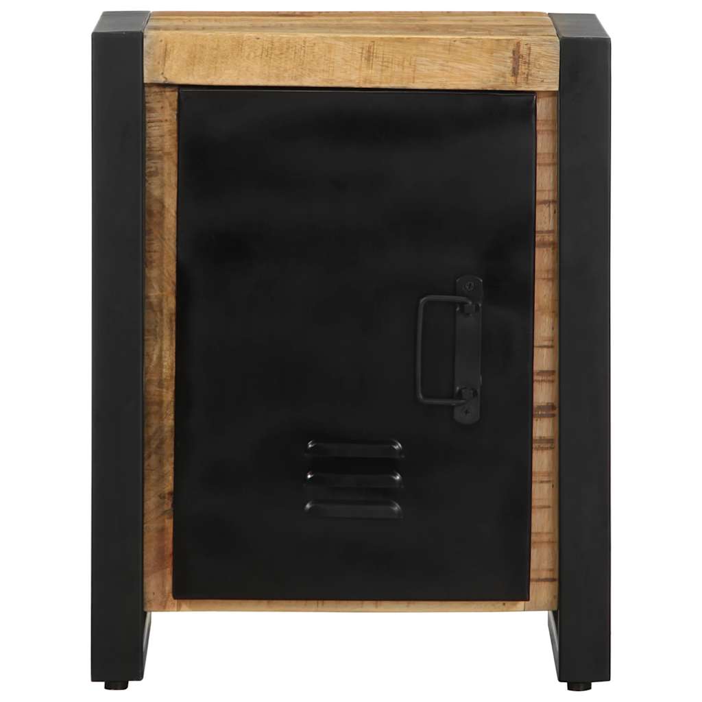 Mesa de cabeceira 40x30x51 cm madeira maciça manga áspera