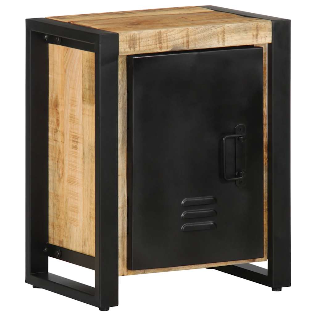 Mesa de cabeceira 40x30x51 cm madeira maciça manga áspera
