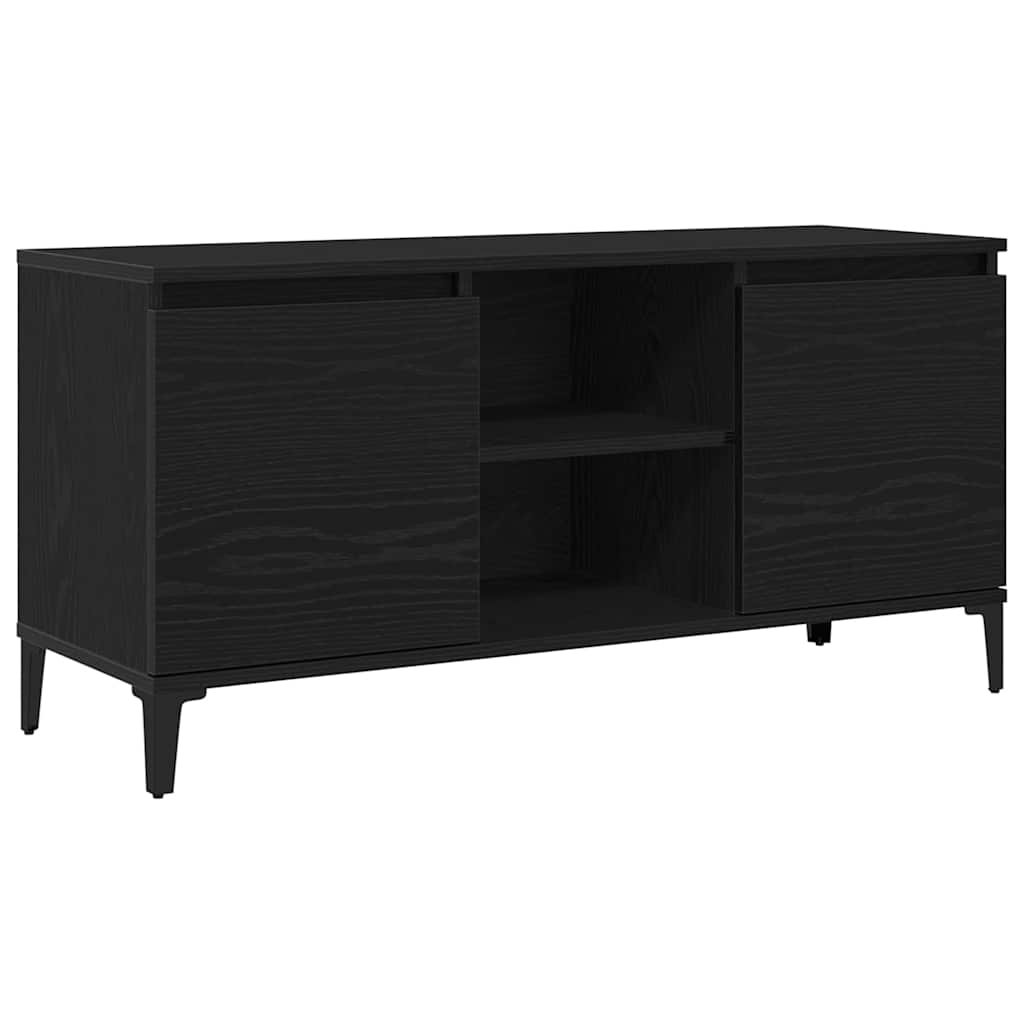 Gabinete para TV 102 x 35 x 50 cm carvalho preto