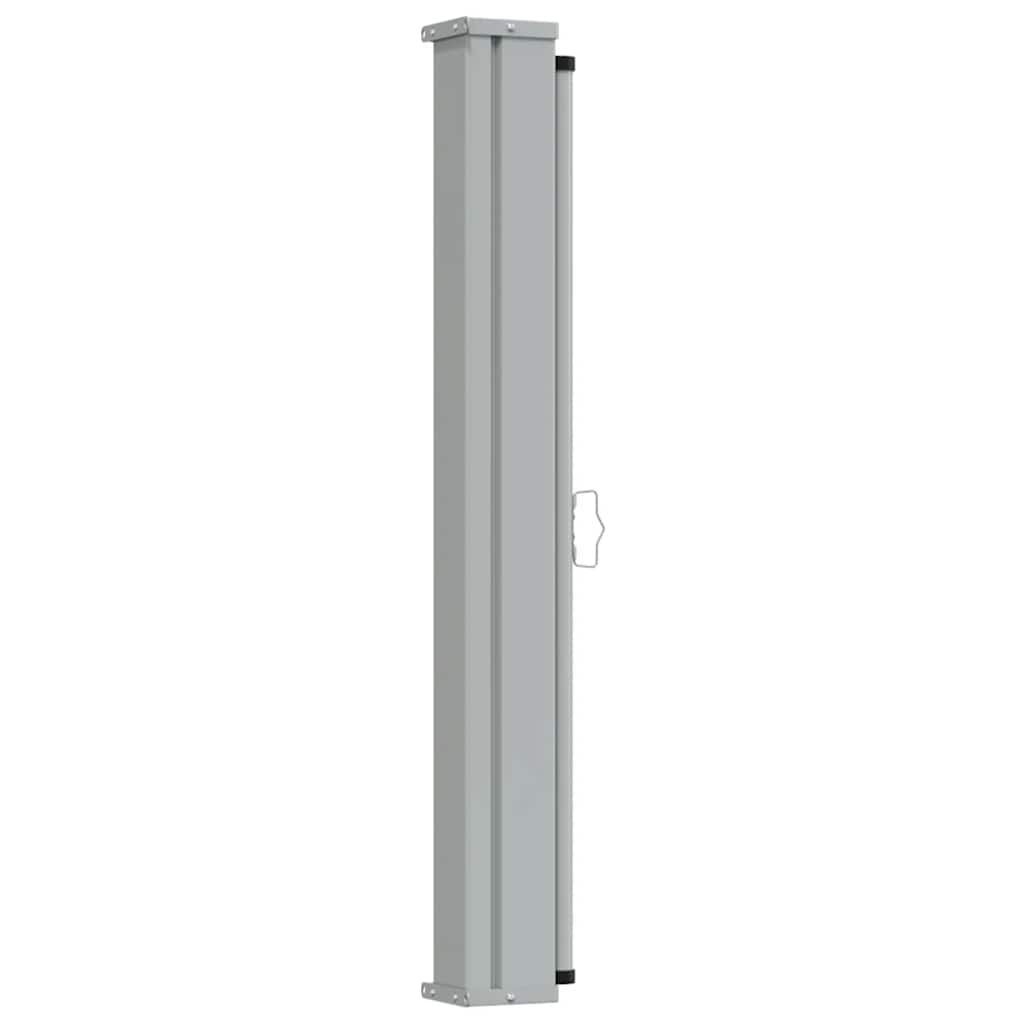 Toldo lateral retrátil para pátio 120x300 cm preto