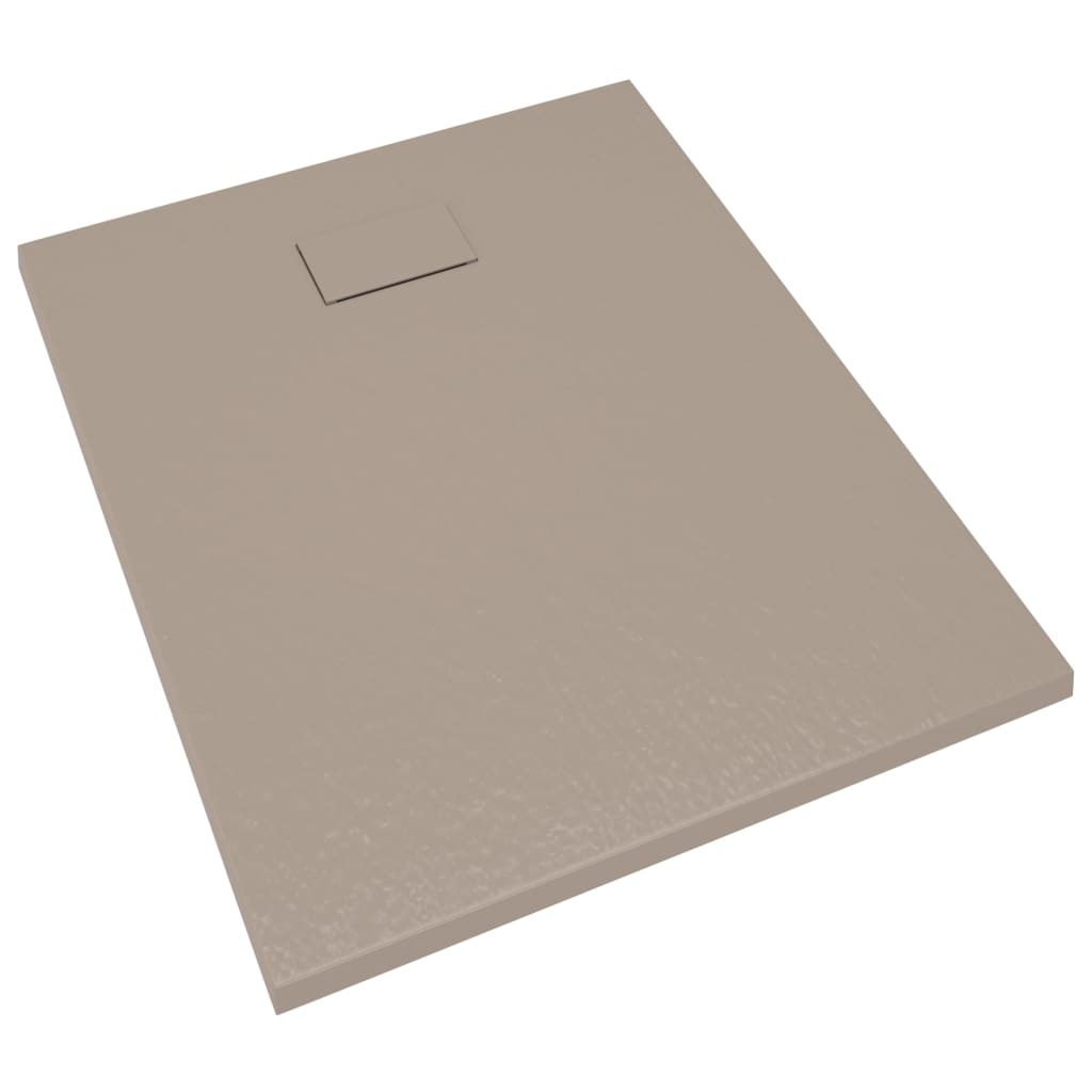 Base de chuveiro smc 100x80 cm castanho