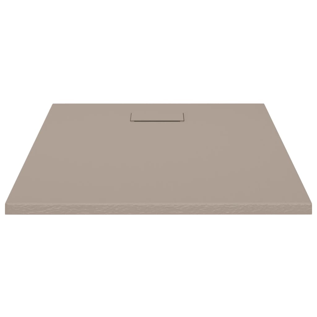 Base de chuveiro smc 100x80 cm castanho