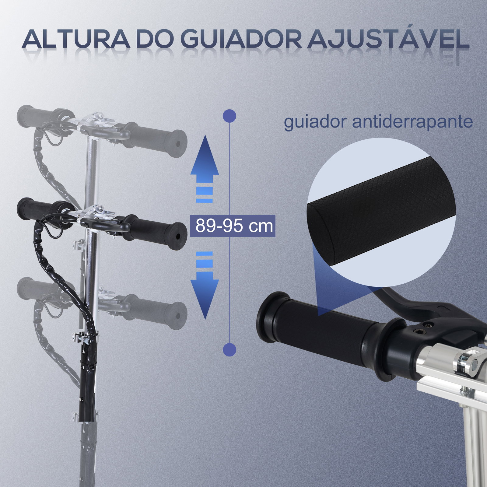 Trotinete Elétrica Dobrável para Crianças e Adolescentes acima de 7 Anos Velocidade de 10km/h Trotinete Elétrica com Guiador Aju