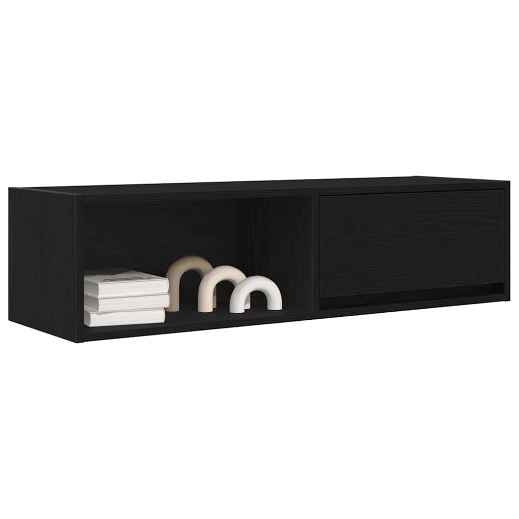 Móveis de TV 2pcs 100x31x25,5cm deriv. madeira carvalho preto