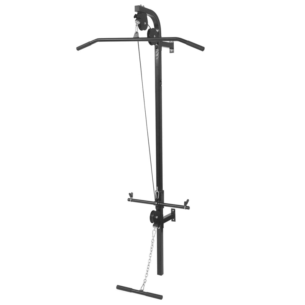 Torre musculação parede com conjunto barras e halteres 60,5 kg