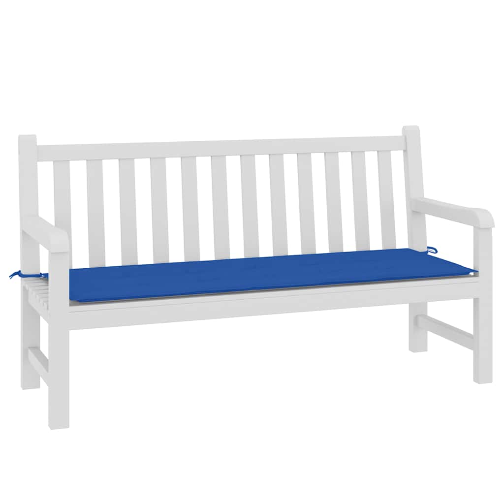 Almofadão p/ banco de jardim 150x50x3cm tecido oxford azul real