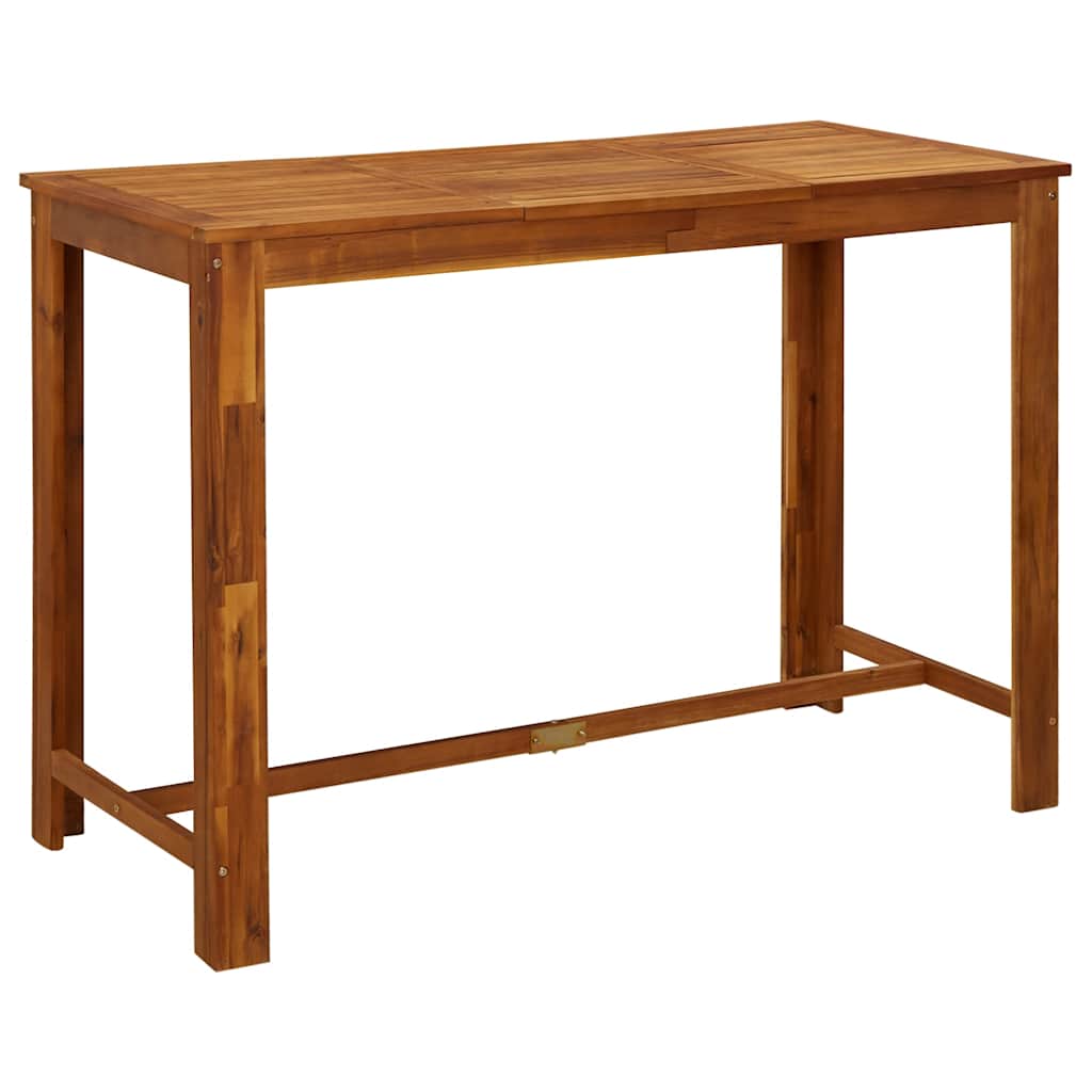 9 Pcs conjunto de bar para jardim madeira de acácia maciça
