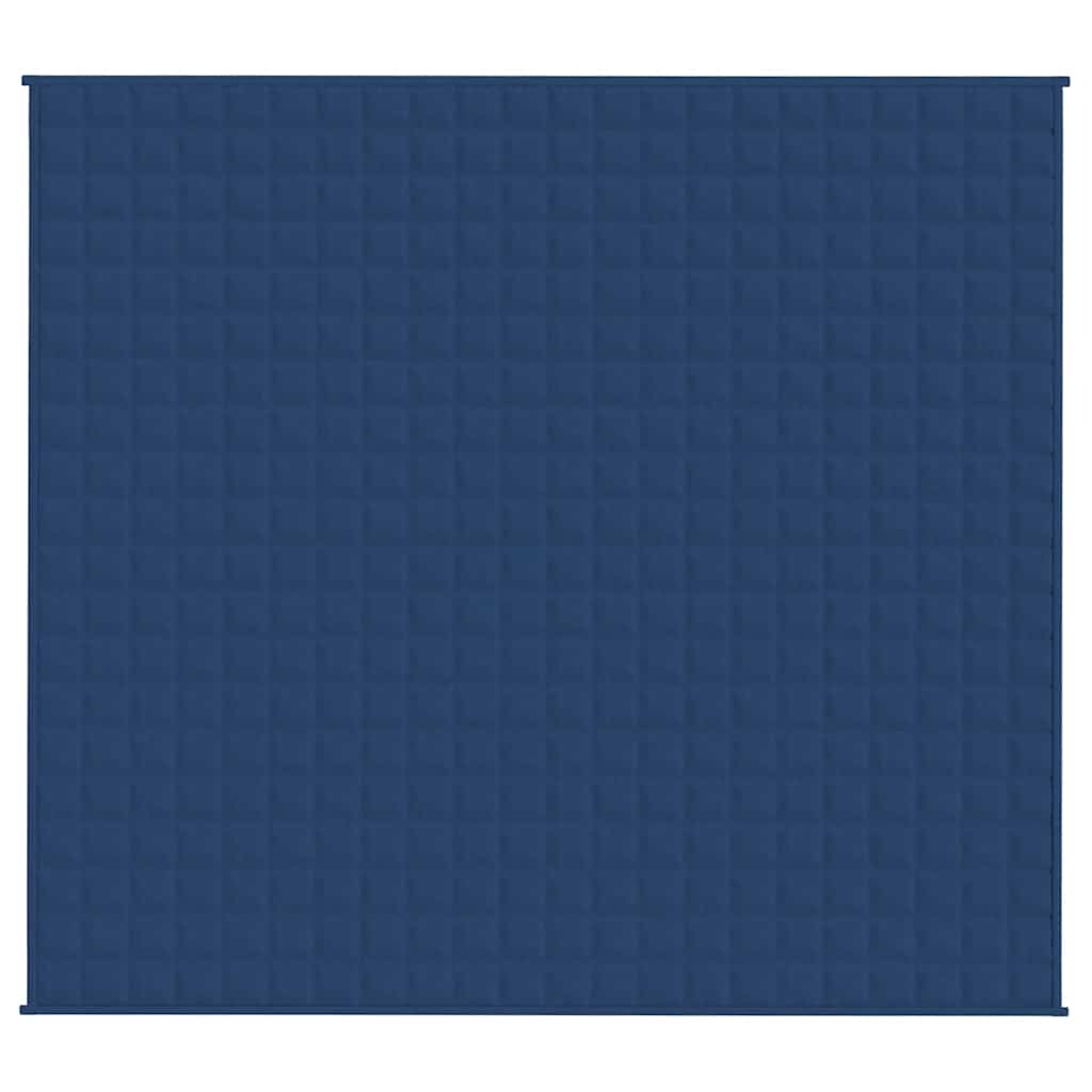 Manta pesada 5 kg 200x225 cm tecido azul