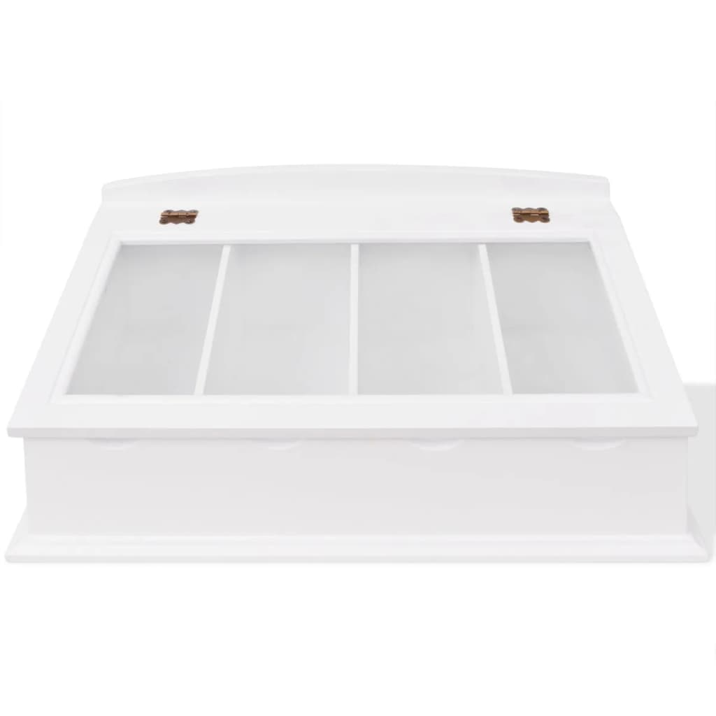 Bandeja de talheres, MDF, estilo barroco, branco
