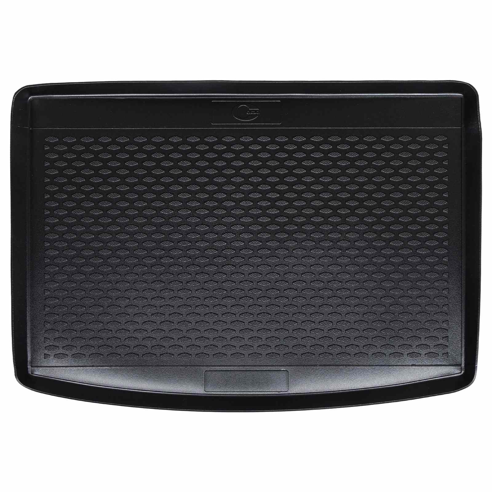 Tapete de porta-malas preto compatível com seat arona 2017-