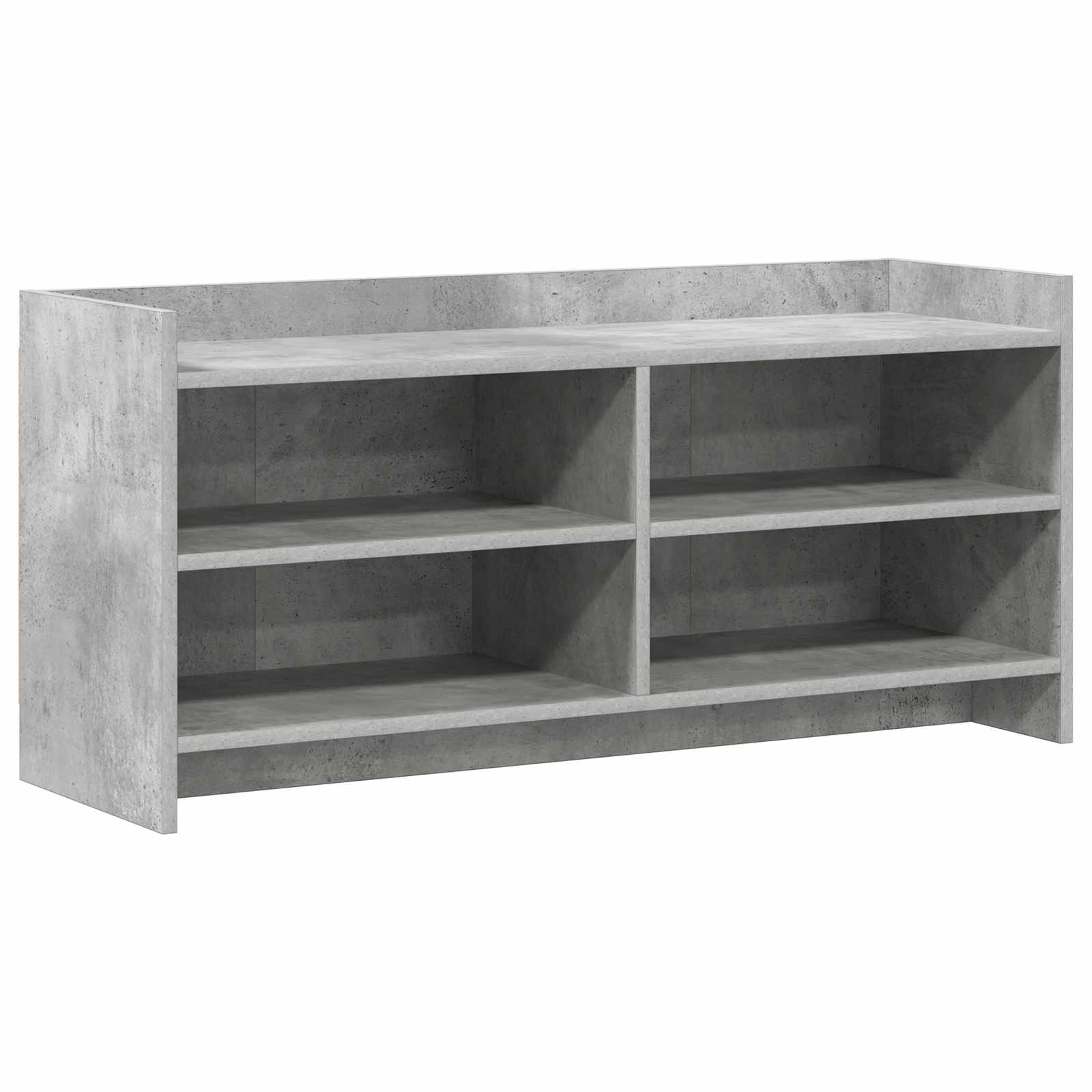 Gabinete para TV 100 x 33 x 47 cm cinzento cimento