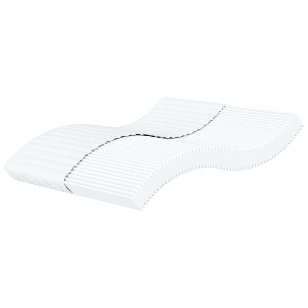 Colchão de espuma 180x200 cm dureza h2 h3 branco