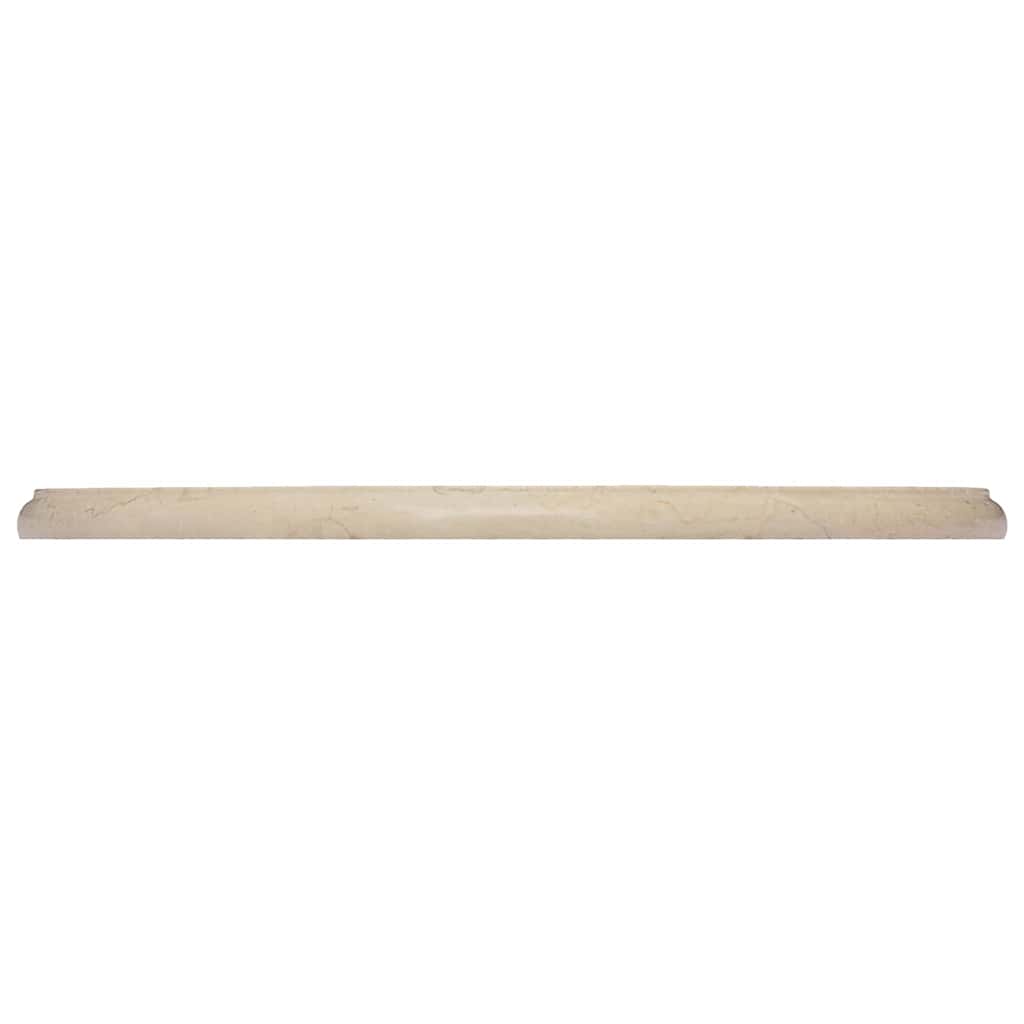 Tampo de mesa ø50x2,5 cm mármore cor creme