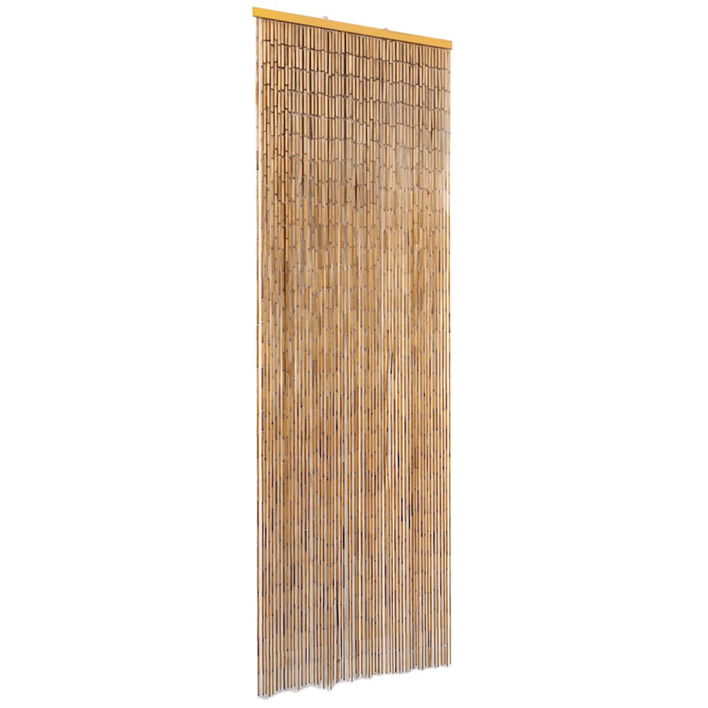 Cortina de porta anti-insetos em bambu 56x185 cm