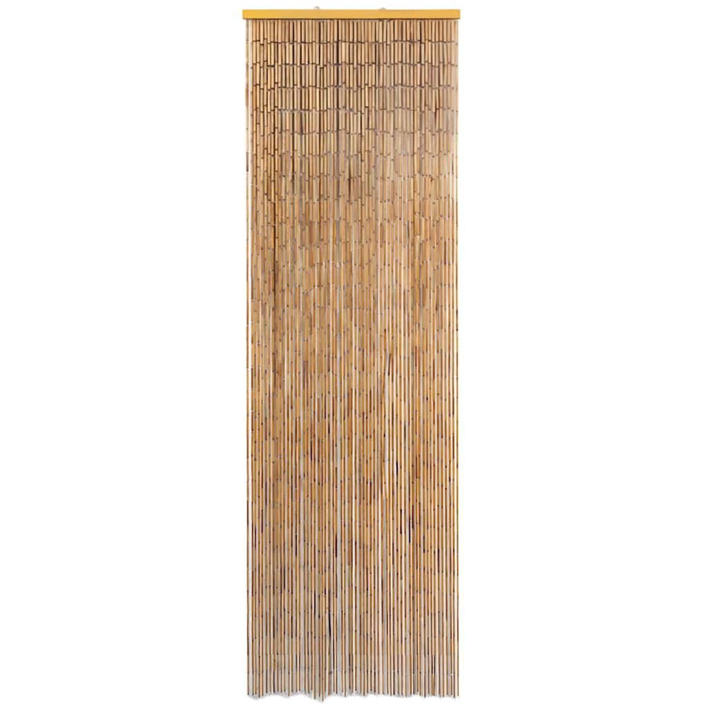 Cortina de porta anti-insetos em bambu 56x185 cm