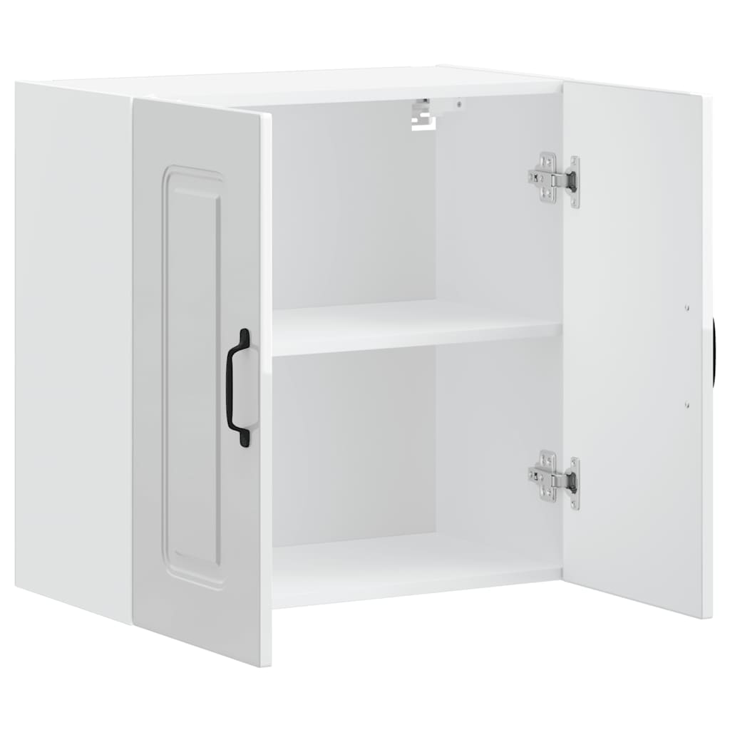 Armário de parede de cozinha kalmar branco alto brilho