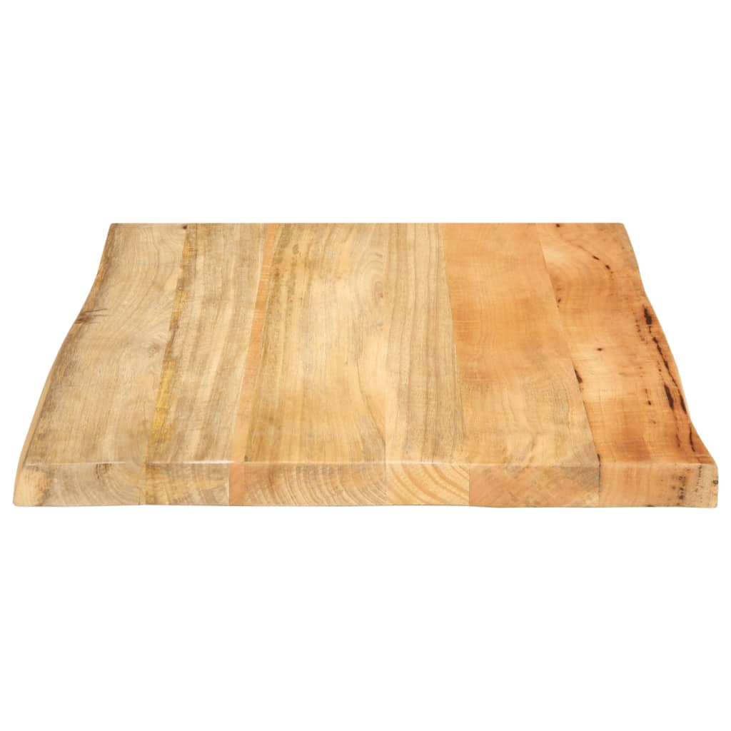 Tampo de mesa c/ borda viva 80x80x3,8 cm mangueira maciça