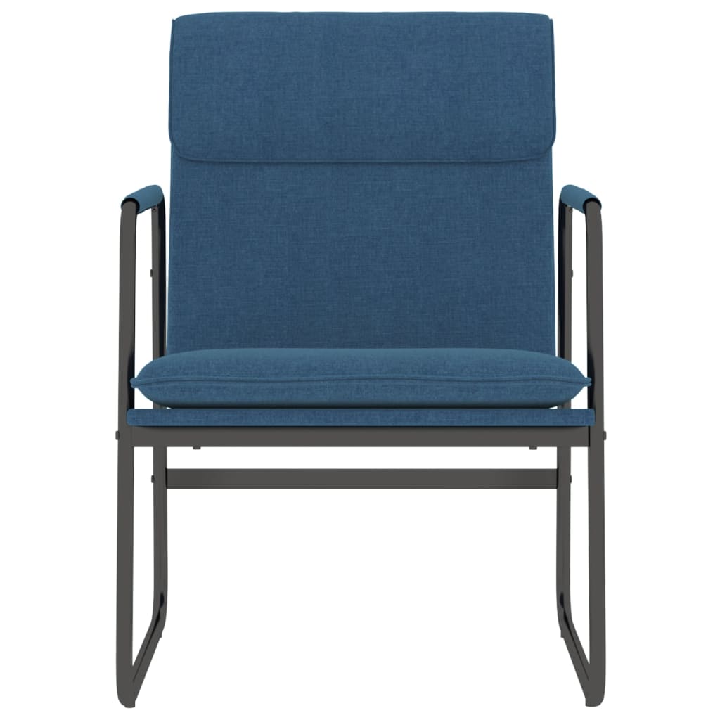 Cadeira lounge 55x64x80 cm tecido azul