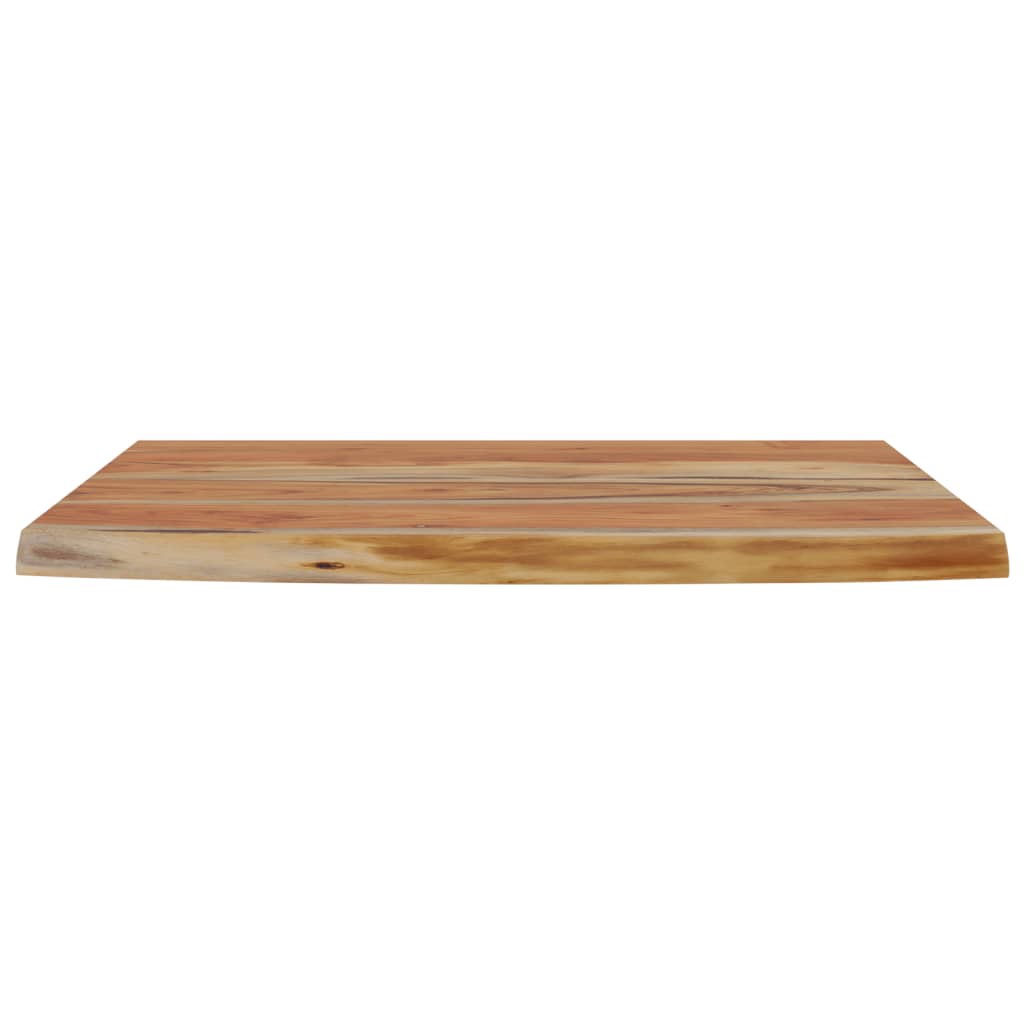 Prateleira de parede retangular 50x30x3,8 cm acácia maciça