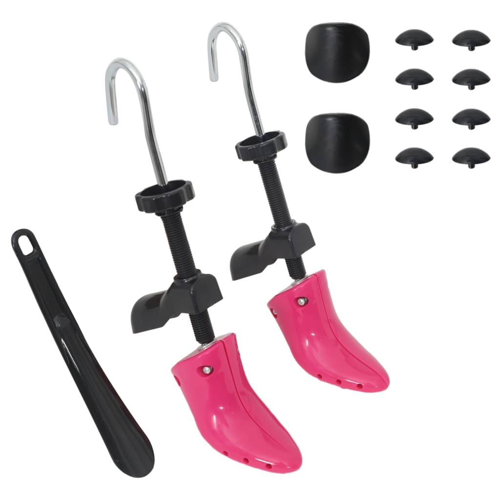 Alargador de calçado c/ calçadeira eu 34-40 plástico rosa