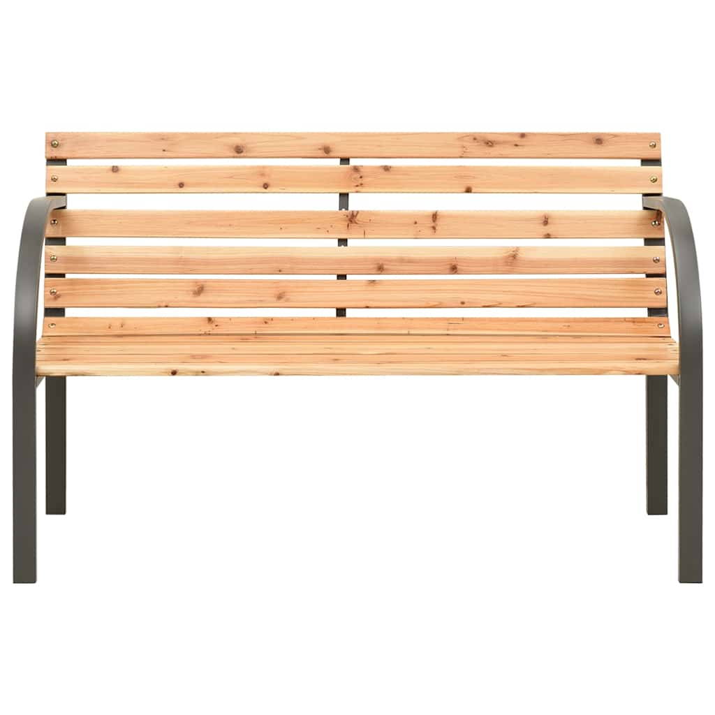 Banco de jardim para crianças 81 cm madeira de abeto chinês