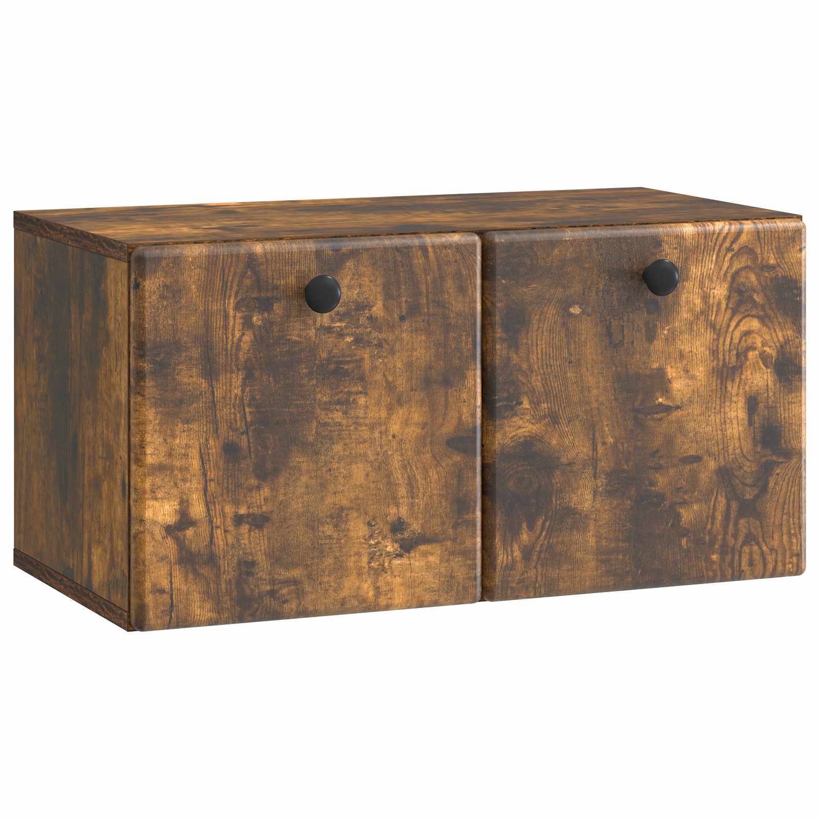 Gabinete de TV de parede 59,5 x 31 x 30 cm carvalho fumado