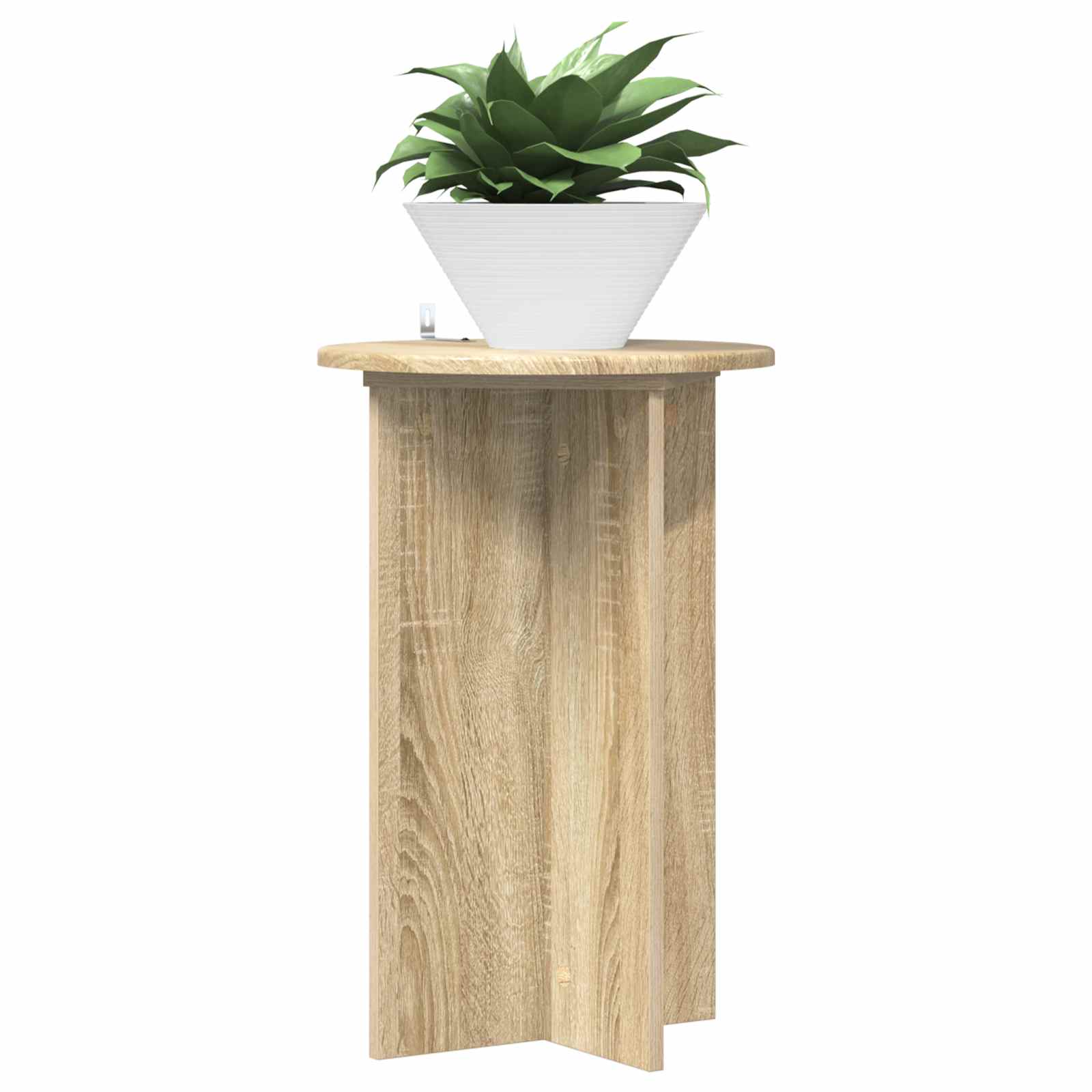 Suporte para plantas 2 unid. carvalho sonoma ø40 x 60 cm